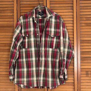 Willis & Geiger Vintage long sleeve plaid shirt. Size Medium